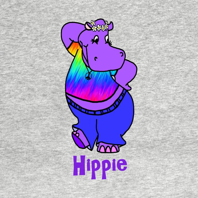 Hippie Hippo by imphavok